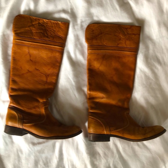 Frye brown leather knee high boots - Picture 2 of 7